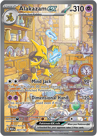 Alakazam ex card 201